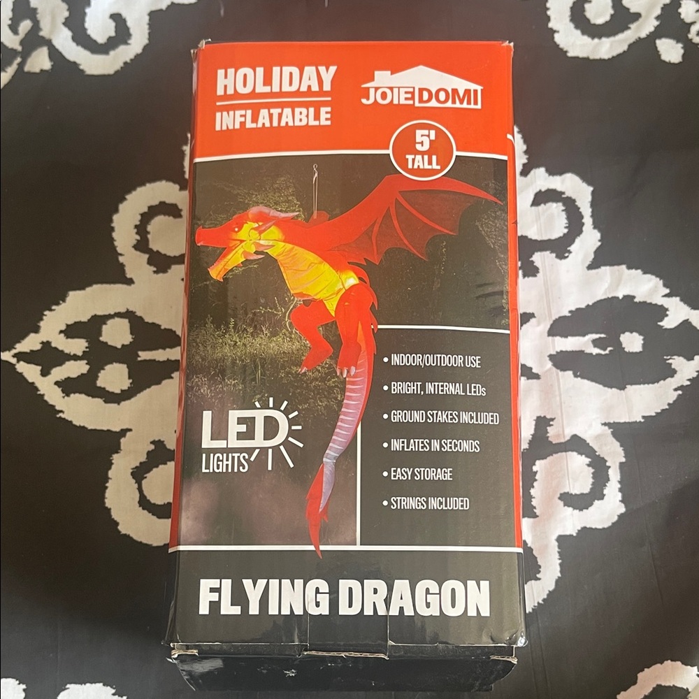 Red Flying Dragon Holiday Inflatable